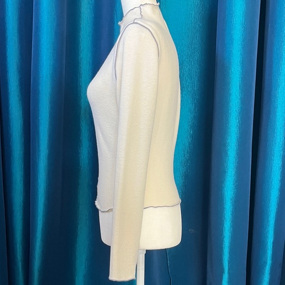 Paper Crane Cream Long Sleeve Blouse - Picture 2 of 4